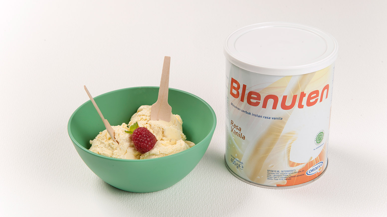 Vanilla ice cream for the kids Blenuten